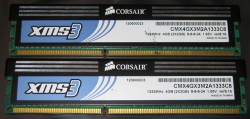 Kit 4gb corsair - xms3, ram