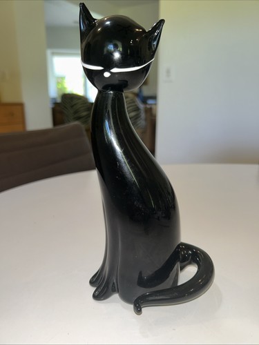 Scultura gatto nero - , 9,5”