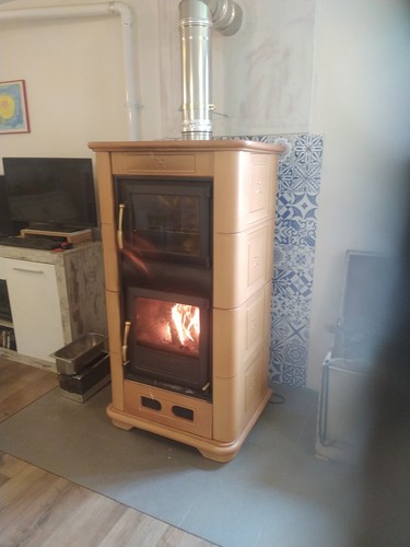 Stufa legna piazzetta e900 con - legna,