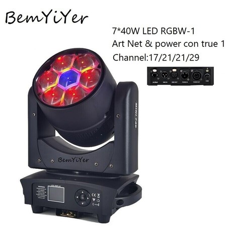 Artnet powercon 7x40w - 7x40w, rgbw