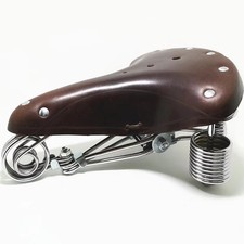Sella bici retrò - in, pelle