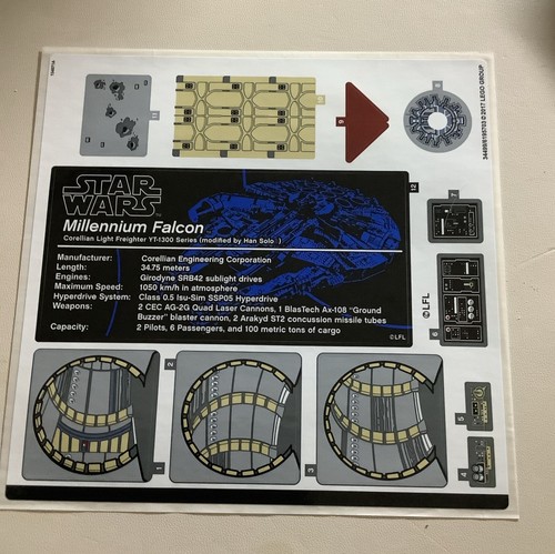 Lego adesivo originale - adesivo, 75192