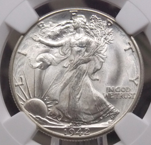1942 walking liberty mezzo - walking,