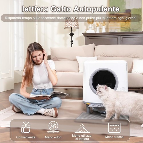 Lettiera gatto autopulente - lettiera,