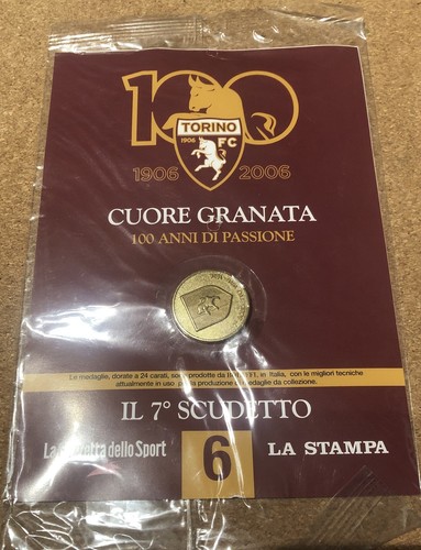 Medaglia 100 anni torino - 100,
