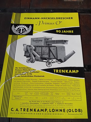 Brochure trebbiatrice einmann - brochure,