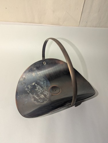 Cesto vintage rame ottone - rame/ottone, 9"
