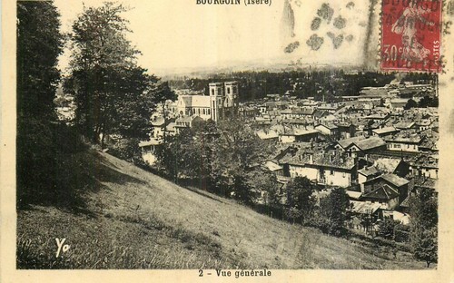 Bourgoin vue générale - vue,
