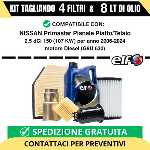 Tagliando per nissan - tagliando, primastar