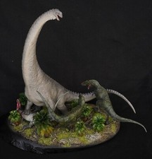 Diorama Argentinosaurus vs Mapusaurus 1:72 da Passion Charger Dinosauria