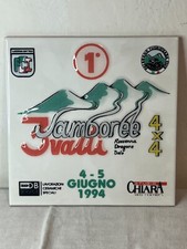 piastrella ceramica trofeo JAMBOREE 3 VALLI 4X4 PALAGANO MODENA GIUGNO 1994