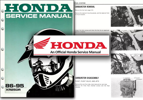 Honda xr250r xr250 - xr250, manuale