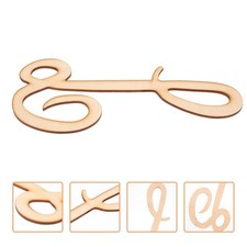 Muro di alfabeto a legna