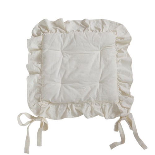 Cuscino trapuntato con volant - trapuntato,