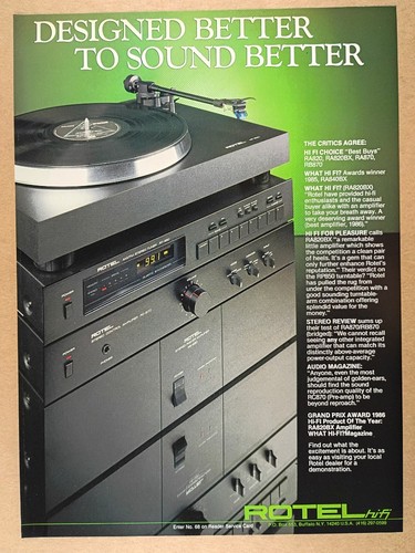 Rotel 880 1986 - rotel,