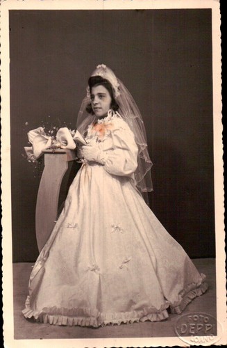1940ca foto bambina durante - foto,