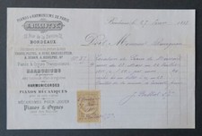 Fattura 1888 BORDEAUX