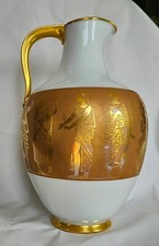 Finzi  Milano - Brocca Porcellana Oro Zecchino - XX secolo - Porcellana 