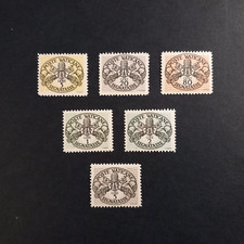 VATICANO 1946/ SEGNATASSE, SERIE DI 6 VALORI INTEGRI MNH** C/CERTIFICATO
