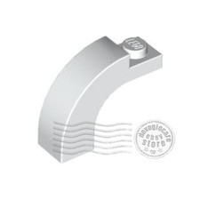 2x LEGO 6005 Arco 1x3x2 Bianco
