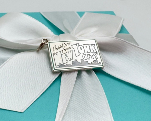 Ciondolo cartolina tiffany - ciondolo,