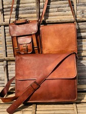Uomo pelle Vintage Tracolla
