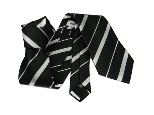 Cravatta nera righe - cravatta,