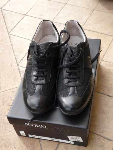 Scarpe nere soprani uomo - +scarpe,