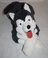 Peluche IKEA LIVLIG grande grigio husky 22" floppy cane peluche lupo giocattolo morbido