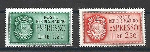 San marino 1943 - 1943, espressi