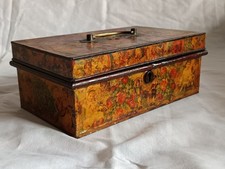 1920 s' - Scatola Portagioie Inglese in stile Vittoriano decorato a Decoupage