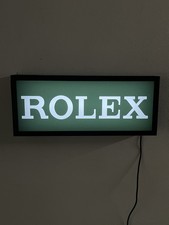 insegna vintage luminosa Rolex
