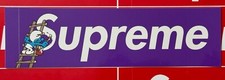 Supreme Purple Smurf Box Logo