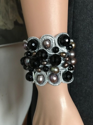 Bracciale pietre dure e - bracciale, in