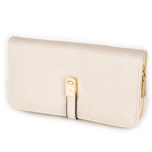 Portafoglio beige femminile