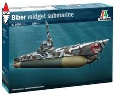 ITALERI 1/35 U-BOOT BIBER MIDGET SUBMARINE