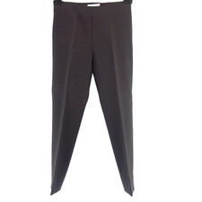 Pantaloni marroni N8 MILANO pantaloni da donna in tessuto dritti pantaloni da lavoro DE 34 XS crop nuovi