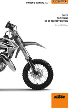KTM 50 SX MINI (EU) SERVIZIO