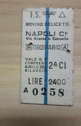 Bigliettoferroviario del 1971 - bigliettoferroviario,