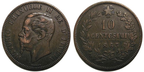 Centesimi 1863 - centesimi,