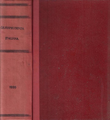 Giurisprudenza italiana la - giurisprudenza, e