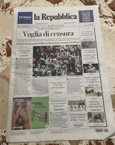 Giornale repubblica 24 - giornale,
