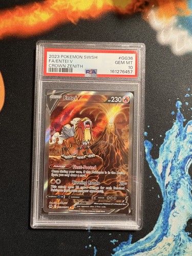 Pokemon card entei v - card,