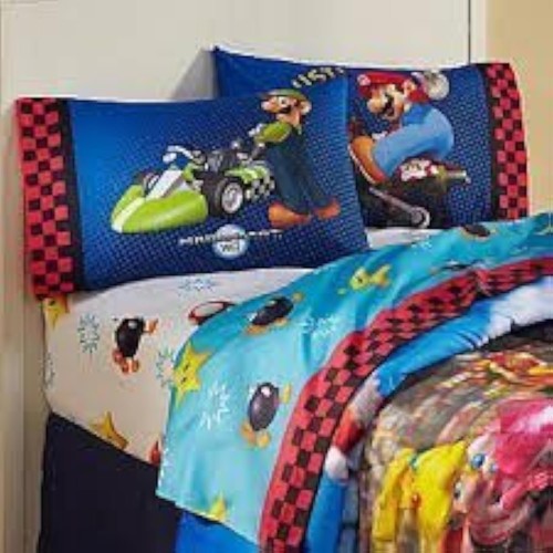Federa reversibile nintendo - federa,