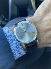 VINTAGE LONGINES ACCIAIO 35MM UOMO MANUALE CALIBRO 30L Ottime Condizioni