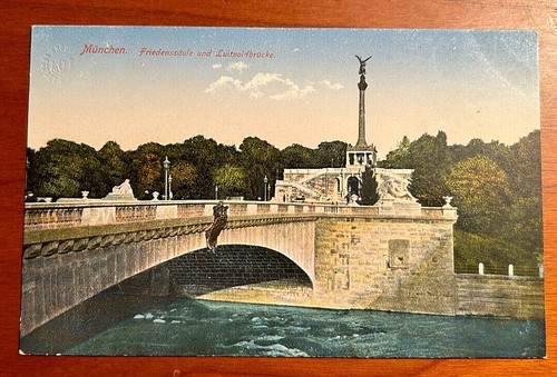 Cartolina munchen colonna - cartolina,