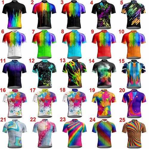 Maglia ciclismo multicolore