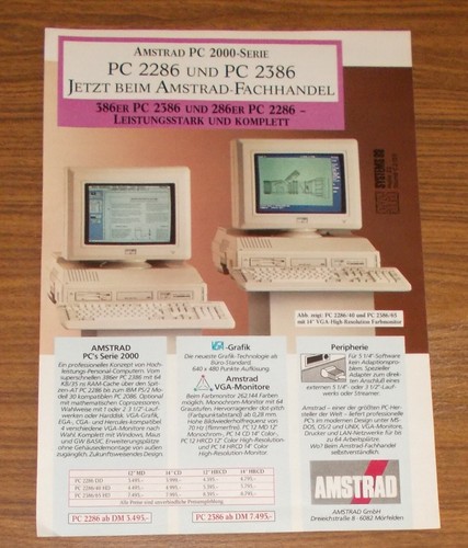 Rara pubblicità amstrad - pubblicità,