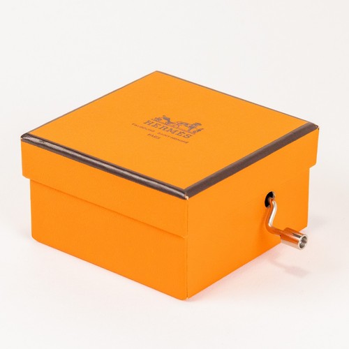 Hermes orange box - hermes, crank