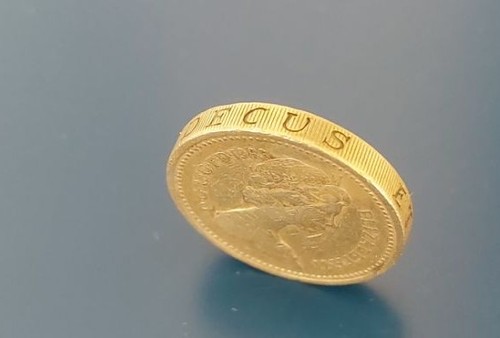 Rara moneta una sterlina - rara,